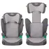Scaun auto Graco Affix i-Size Iron, Culoare: Gri, Grupa: 15-36kg (4 ani - 12 ani),poza 2