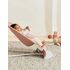 BabyBjorn - Balansoar Bliss Dusty Pink cu aspect delicat de petala, tesatura matlasata, cu bara de jucarii inclusa, Culoare: Roz,poza 3