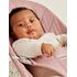 BabyBjorn - Balansoar Bliss Dusty Pink cu aspect delicat de petala, tesatura matlasata, cu bara de jucarii inclusa, Culoare: Roz,poza 5
