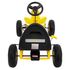 Kart cu pedale si roti gonflabile, varsta 3 ani+, 114x59x63 cm, Gokart CHAMPION - Galben, Culoare: Galben - poza 5 - ExclusivMAG.ro