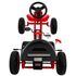 Kart cu pedale si roti gonflabile, varsta 3 ani+, 114x59x63 cm, Gokart CHAMPION - Rosu, Culoare: Rosu,poza 3