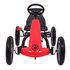 Kart cu pedale si roti gonflabile, varsta 3 ani+, 113x60x65 cm, Gokart STAR - Rosu, Culoare: Rosu,poza 2
