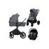 Carucior 3 in 1, Lionelo, Mika Plus, Pana la 22 kg, ECE R129, Gri, Culoare: Gri, Model: 3 in 1  - ExclusivMAG.ro Carucior 3 in 1, Lionelo, Mika Plus, Pana la 22 kg, ECE R129, Gri, Culoare: Gri, Model: 3 in 1