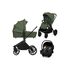 Carucior 3 in 1, Lionelo, Mika Plus, Pana la 22 kg, ECE R129, Verde, Culoare: Verde, Model: 3 in 1  - ExclusivMAG.ro Carucior 3 in 1, Lionelo, Mika Plus, Pana la 22 kg, ECE R129, Verde, Culoare: Verde, Model: 3 in 1