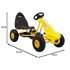 Kart cu pedale si roti gonflabile, varsta 3 ani+, 114x59x63 cm, Gokart CHAMPION - Galben, Culoare: Galben - poza 2 - ExclusivMAG.ro