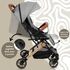 Carucior Sport AppeKids Travel, Ultracompact, Tip Troller - Grey, Culoare: Gri, Model: sport,poza 5  - ExclusivMAG.ro Carucior Sport AppeKids Travel, Ultracompact, Tip Troller - Grey, Culoare: Gri, Model: sport,poza 5