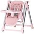 Scaun de masa Chipolino Super Chef 2 in 1 pink marshmallow, Culoare: Roz,poza 3