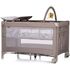 Patut pliabil cu saltea de infasat Chipolino Luna tiramisu, Culoare: Crem, Dimensiuni: 120x60,poza 2