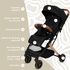 Carucior Sport AppeKids Travel, Ultracompact, Tip Troller - Black, Culoare: Negru, Model: sport,poza 2  - ExclusivMAG.ro Carucior Sport AppeKids Travel, Ultracompact, Tip Troller - Black, Culoare: Negru, Model: sport,poza 2