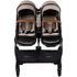 Carucior gemeni Chipolino Duo Smart 3 in 1 tiramisu, Culoare: Crem, Model: gemeni,poza 9