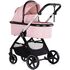 Carucior Chipolino Marbella 3 in 1 pink marshmallow, Culoare: Roz, Model: 3 in 1,poza 2