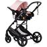 Carucior Chipolino Amore 3 in 1 pink marshmallow, Culoare: Roz, Model: 3 in 1,poza 10