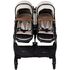 Carucior gemeni Chipolino Duo Smart 3 in 1 biscotta, Culoare: Bej, Model: gemeni,poza 8