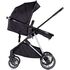 Carucior Chipolino Aura 2 in 1 blackberry, Culoare: Negru, Model: 2 in 1,poza 5