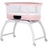 Patut cu leganare si cantar integrat Chipolino Sogno 2 in 1 pink, Culoare: Roz, Dimensiuni: 95x65