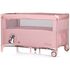 Patut pliabil Chipolino Relax pink marshmallow cu laterala culisanta, Culoare: Roz, Dimensiuni: 120x60,poza 3
