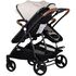 Carucior gemeni Chipolino Duo Smart 3 in 1 biscotta, Culoare: Bej, Model: gemeni,poza 4