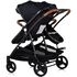 Carucior gemeni Chipolino Duo Smart 2 in 1 blackberry, Culoare: Negru, Model: gemeni,poza 3