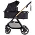 Carucior Chipolino Marbella 3 in 1 blackberry, Culoare: Negru, Model: 3 in 1,poza 3