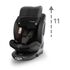 Scaun auto cu ISOFIX Kidwell GoCar, grupa 40-135 cm, i-Size, omologare R129 - Negru, Culoare: Negru, Grupa: 0-36kg (0 luni - 12 ani),poza 3