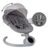 Leagan electric 2 in 1 Kidwell Reve - Gray Silver, Culoare: Gri,poza 6