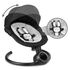 Leagan electric 2 in 1 Kidwell Reve - Black Silver, Culoare: Gri/Negru,poza 5