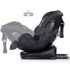 Scaun auto Chipolino Hypnotic I-Size 40-150 cm cu sistem Isofix si sezut rotativ anthracite, Culoare: Gri/Negru, Grupa: 0-36kg (0 luni - 12 ani),poza 9