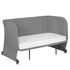 Patut co-sleeper, Lionelo, Thomi Plus, 5 in 1, Multifunctional, Gri, Culoare: Gri, Dimensiuni: 95x65,poza 5
