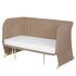 Patut co-sleeper, Lionelo, Thomi Plus, 5 in 1, Multifunctional, Maro, Culoare: Maro, Dimensiuni: 95x65,poza 8