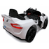 Masinuta electrica cu telecomanda si functie de balansare Cabrio Z6, 88x47x40 cm, varsta 1-4 ani, roti si scaun din plastic, putere 70W, R-Sport - Alb, Culoare: Alb, Capacitate acumulator: 6V - poza 4 - ExclusivMAG.ro