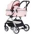 Carucior Chipolino Vista 3 in 1 pink marshmallow, Culoare: Roz, Model: 3 in 1,poza 2