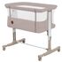 Patut co-sleeper, Lionelo, Aurora, 3 in 1, Cu leganare si setare unghiulara, Pana la 9 kg, 0 luni+, Bej, Culoare: Bej, Dimensiuni: 80x50,poza 2