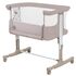 Patut co-sleeper, Lionelo, Aurora, 3 in 1, Cu leganare si setare unghiulara, Pana la 9 kg, 0 luni+, Bej, Culoare: Bej, Dimensiuni: 80x50,poza 4