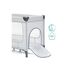 Patut pliabil Capri light grey Fillikid, Culoare: Gri, Dimensiuni: 120x60,poza 8