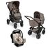 Carucior 3 in 1 Salsa 4 AIR Nature Pure ABC Design, Culoare: Crem, Model: 3 in 1