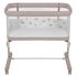 Patut co-sleeper, Lionelo, Aurora, 3 in 1, Cu leganare si setare unghiulara, Pana la 9 kg, 0 luni+, Bej, Culoare: Bej, Dimensiuni: 80x50,poza 5