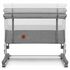 Patut co-sleeper, Lionelo, Aurora, 3 in 1, Cu leganare si setare unghiulara, Pana la 9 kg, 0 luni+, Gri, Culoare: Gri, Dimensiuni: 80x50,poza 7