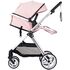 Carucior Chipolino Vista 2 in 1 pink marshmallow, Culoare: Roz, Model: 2 in 1,poza 6