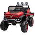 Masinuta electrica Chipolino OffRoad Mercedes Unimog cu scaun din piele si roti EVA red,poza 6