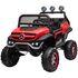 Masinuta electrica Chipolino OffRoad Mercedes Unimog cu scaun din piele si roti EVA red