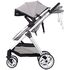 Carucior Chipolino Vista 2 in 1 cloud grey, Culoare: Gri deschis, Model: 2 in 1,poza 4