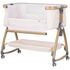 Patut co-sleeper Chipolino Charisma cu laterala culisanta cashmere wood, Culoare: Bej, Dimensiuni: 80x50,poza 3