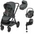 Sistem 4in1 Maxi-Cosi OXFORD Carucior + Landou Sense + Scoica Auto Pebble 360 PRO2 + Baza Auto FAMILYFIX 360 PRO TWILLIC GRAPHITE, Culoare: Gri, Model: 4 in 1