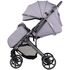 Carucior sport Chipolino Omnia cu maner reversibil platinum, Culoare: Gri, Model: sport,poza 6