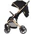Carucior sport Chipolino Omnia cu maner reversibil noir, Culoare: Negru/Auriu, Model: sport,poza 4