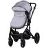 Carucior Chipolino Amore 2 in 1 platinum, Culoare: Gri deschis, Model: 2 in 1,poza 3