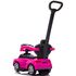Masinuta de impins Chipolino Mercedes Benz C-Class cu maner pink, Culoare: Roz,poza 5