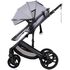 Carucior Chipolino Amore 2 in 1 platinum, Culoare: Gri deschis, Model: 2 in 1,poza 5