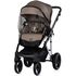 Carucior Chipolino Imperium 3 in 1 latte, Culoare: Crem, Model: 3 in 1,poza 8