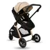 Carucior transformabil 2in1, Appekids Elite - Sand, Culoare: Bej, Model: 2 in 1,poza 4